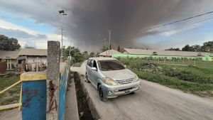 Volcanic Ash Rain Down Around Mount Lewotobi Male