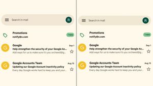 Google Ubah Ukuran Kotak Pencarian di Gmail dan Google Chat