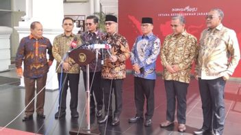 Jokowi And MPR Leaders Discuss RI's 79th Anniversary At The Palace