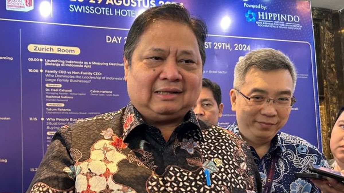 Coordinating Minister Airlangga Encourages Indonesia's Economic Growth Through The Retail Sector