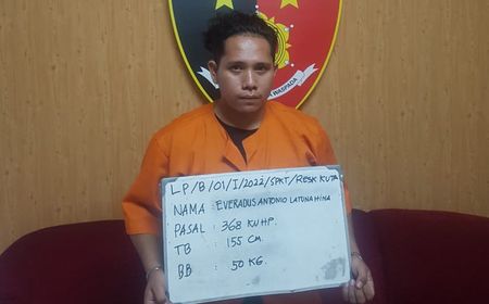 Pria Asal Kupang yang Rampas Motor PSK di Kuta Bali Diringkus Polisi 