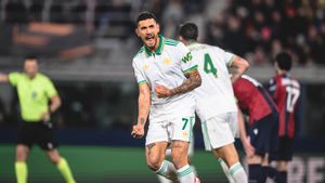 AS Roma Imbangi Bologna Lewat Gol Lorenzo Pellegrini di Liga Europa