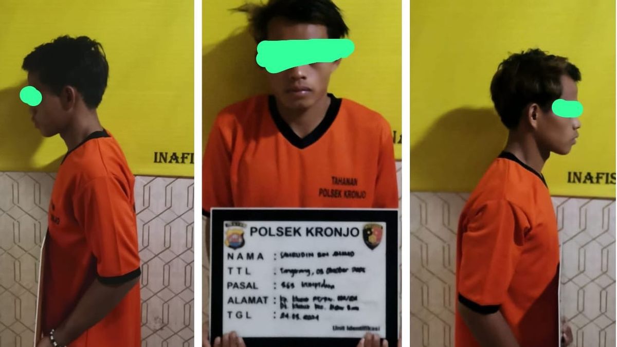 Was Recorded By CCTV, Laptop Thief And IDR 38 Million In Tangerang Private School Arrested