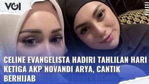 VIDEO: Celine Evangelista Hadiri Tahlilan Hari Ketiga AKP Novandi Arya, Cantik Berhijab