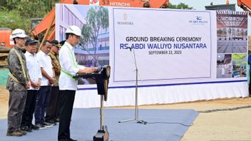 <i>Alhamdulillah</i>, Presiden Jokowi <i>Groundbreaking</i> Rumah Sakit Pertama di IKN Nusantara 