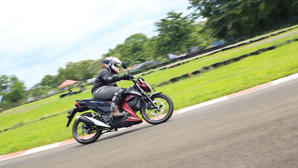 Jajal Langsung Motor Satria Pro di Sirkuit Sentul, Tenaganya Bikin Nagih