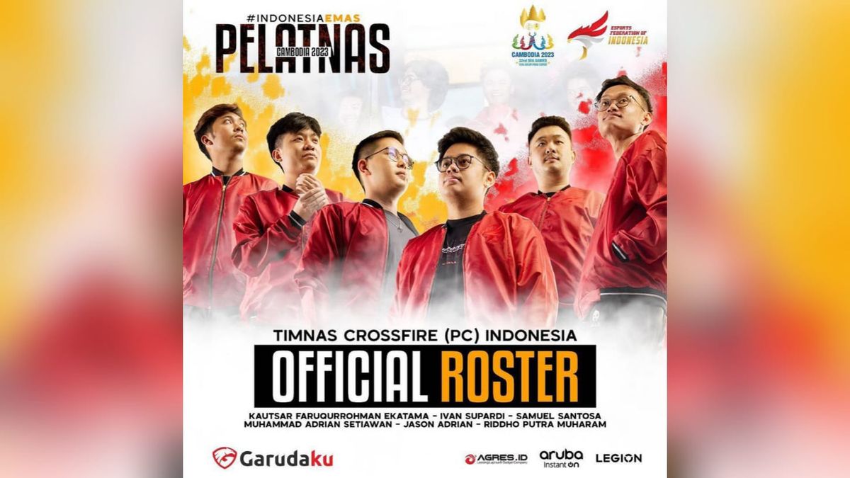 This Is The Roster Athlete For The CrossFire National Team For The Cambodian SEA Games!