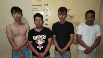 5 窃贼 77 手机和 21 笔记本电脑在棉兰佩加达安被捕， 这是外观