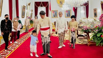 Not Wanting To Use Beskap, Al Nahyan Cucu Jokowi Apil Gemaskan Di Akad Nikah Kaesang Dan Erina