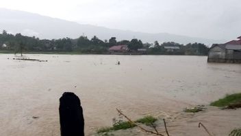 エンブン・ジェボル、洪水で水没した30ヘクタールの水田と集落