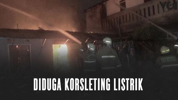VIDEO: Sebanyak 9 Rumah Kontrakan Jalan Minangkabau Dalam, Jaksel Terbakar