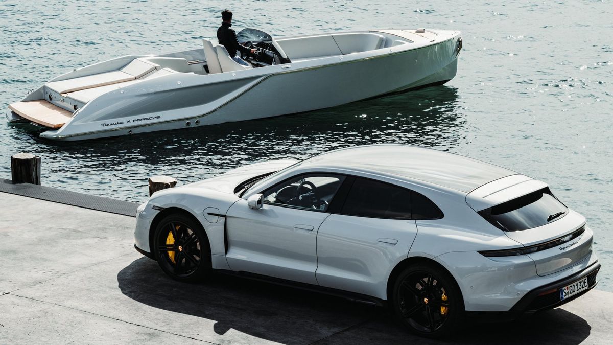 When The Porsche Tigers Transformed Into A Luxury Electric Speed Boat