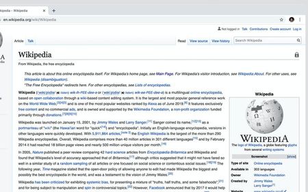 Rusia Bakal Denda Wikipedia Ratusan Juta Jika Tak Hapus Informasi Palsu di Websitenya