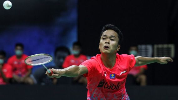 Sempat Tertinggal, Anthony Ginting Atasi Chico di Turnamen Simulasi Piala Thomas