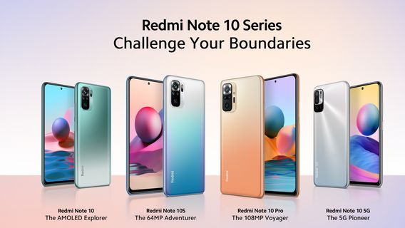 Nouvelle Ligne De Redmi Note Série 10 Avec Un Appareil Photo 108MP