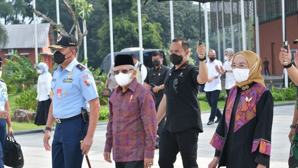 Vice President Ma'ruf Amin Departs To Bali Open Asia Media Summit