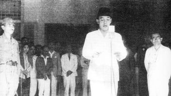 الأحداث وراء قراءة مخطوطة إعلان الاستقلال الإندونيسي، في تاريخ اليوم، 17 أغسطس 1945