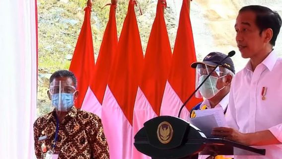 Le Président Jokowi Inaugure Le Barrage De Dans Le Kalimantan Sud, Dépensant 986 Milliards D’IDR Budget