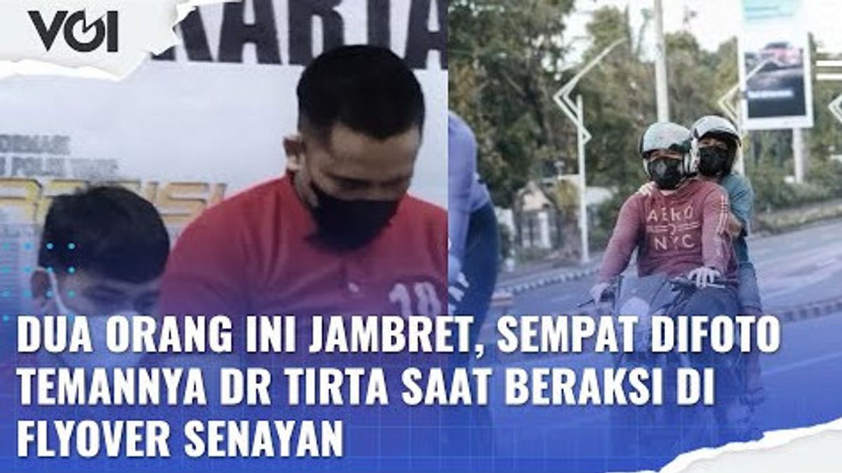 VIDEO: Two Perpetrators Of Robbery At Senayan Flyover Successfully Arrested By Police