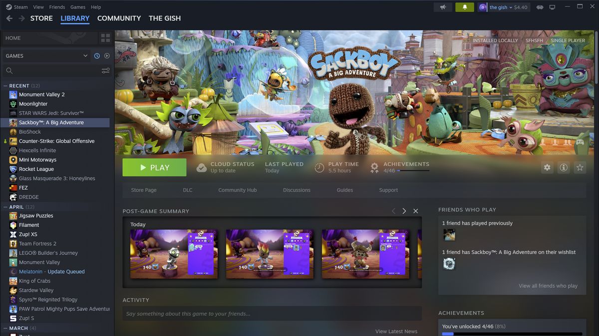 Large Improvement Of Steam Desktop Reshuffles Notification And Overlay Colonium In Games