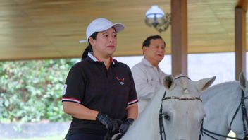 Sambangi Hambalang, Puan Maharani Was Invited To Ride A Horse To Talk Four Eyes With Prabowo Subianto