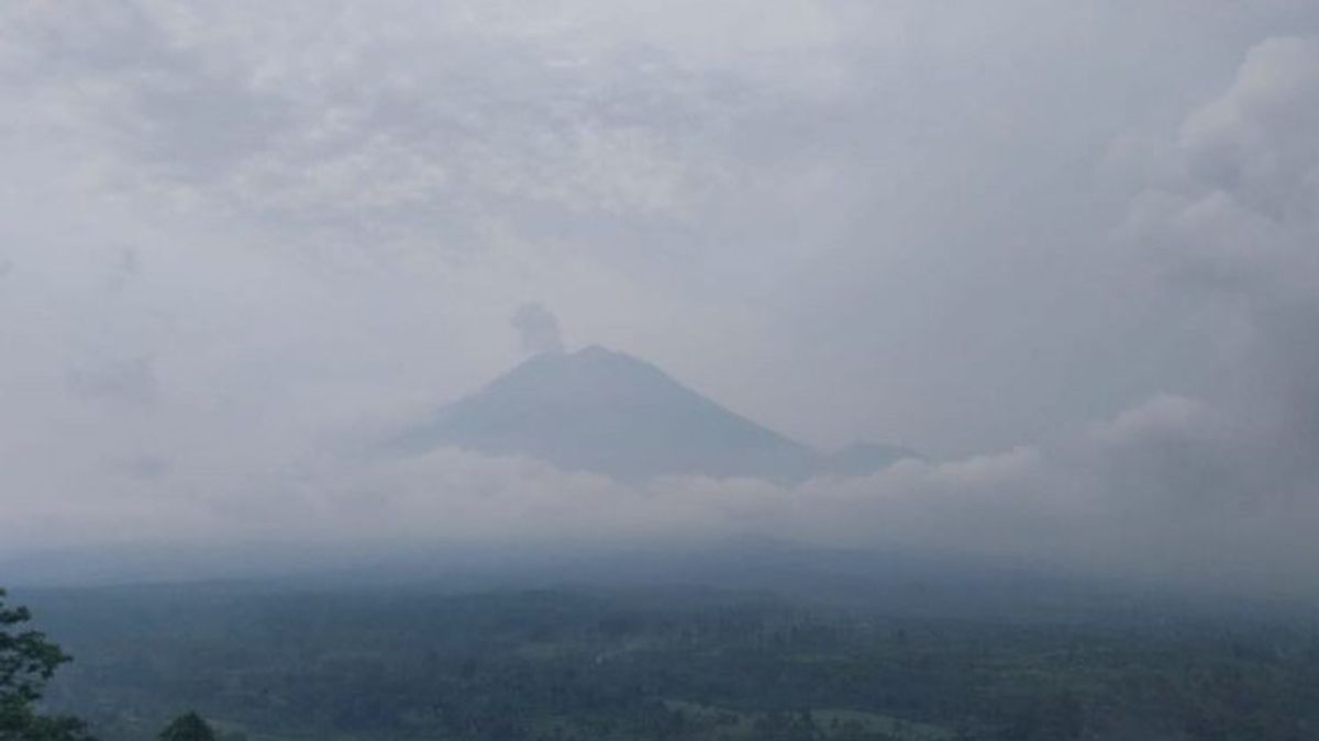 塞梅鲁火山再次喷发,喷发高达600米