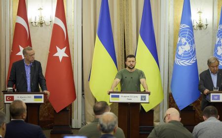 Bertemu di Ukraina, Sekjen PBB Bersama Presiden Erdogan dan Zelensky Bahas Pembangkit Nuklir hingga Pembicaraan Damai