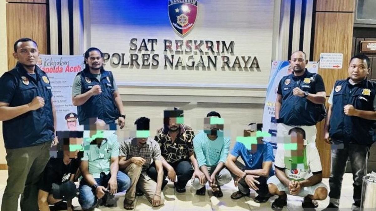 Gunakan Lapak Jualan Ikan untuk Main Judi Remi, 7 Orang Warga Nagan Raya Ditangkap 