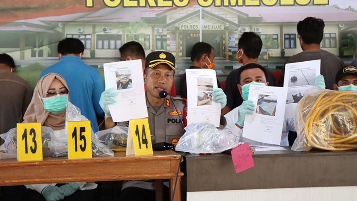 8 Orang Jadi Tersangka Pengeboman Ikan di Simeulue Aceh