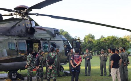 Heli Caracal Dikerahkan Evakuasi Jasad 2 Teroris MIT Poso