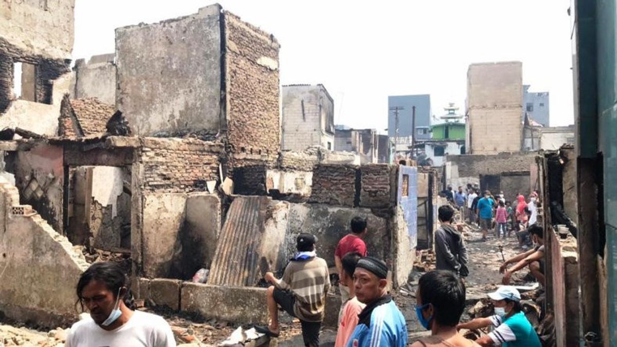Residents Suspected Of Fires In Tamansari Which Scorched 112 Houses Due To A Husband-and-wife Quarrel