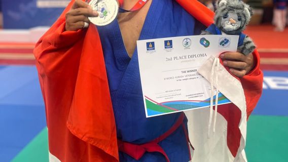 L'Indonésien Atlet Muhamad Salim remporte l'argent au championnat du monde vétérans de kurash