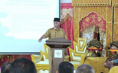 Gubernur Sumbar Mahyeldi Evaluasi Pejabat dengan Serapan APBD Rendah