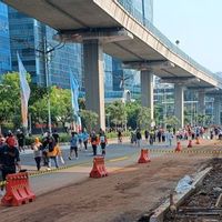 Hari Pertama CFD di Rasuna Said, Warga Antusias Lakukan Beragam Aktivitas 
