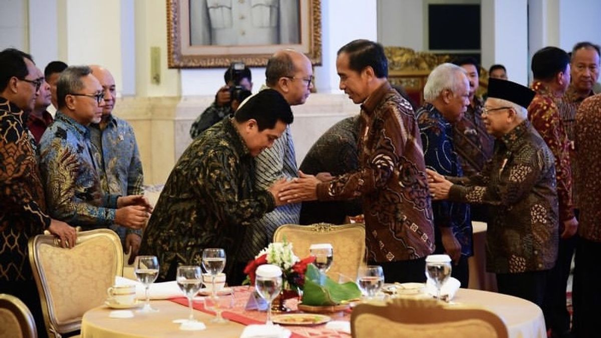 A la fin du mandat de Jokowi, Erick Thohir : Le leadership nous apprend une leçon importante