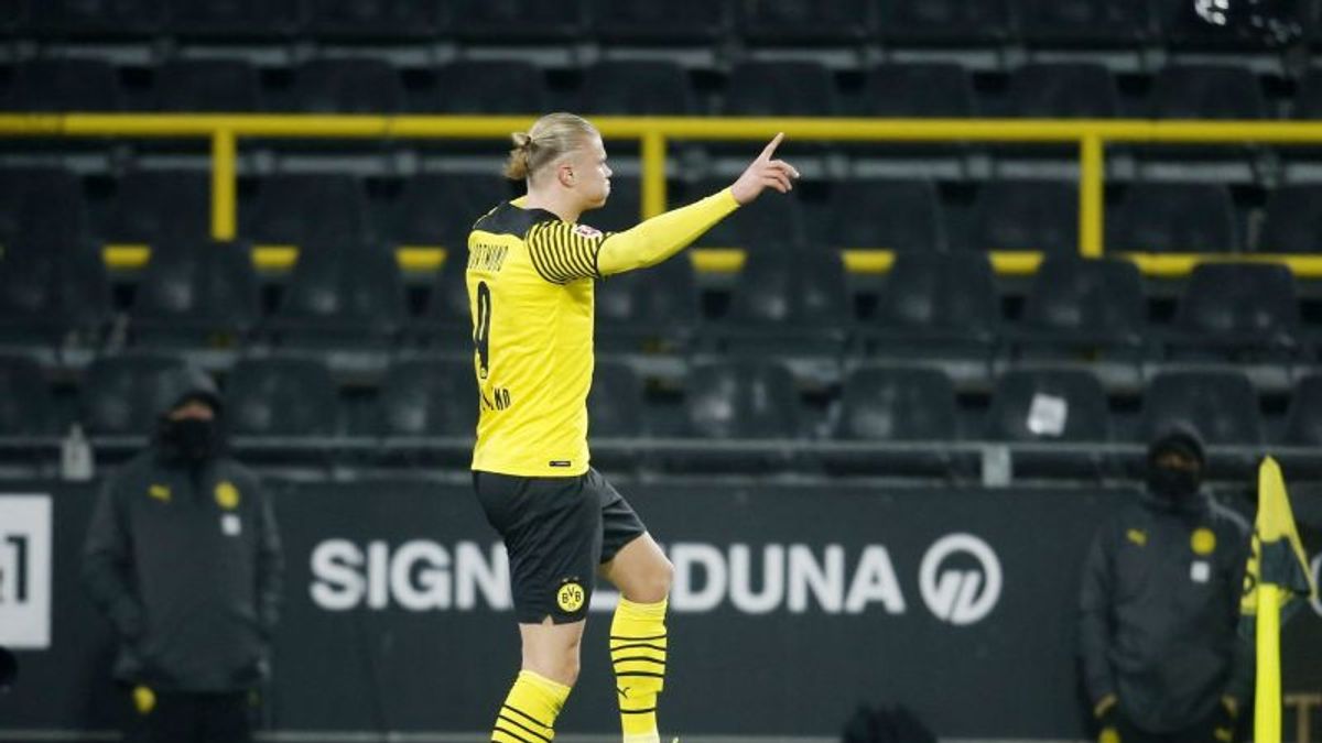 Haaland Akhiri Paceklik Gol Saat Dortmund Pesta Gol di Gawang Freiburg, 5-1