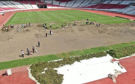 Metode Revitalisasi Rumput SUGBK Jadi Sorotan, Coach Justin Beri Sindiran: Ini Bukan Sawah