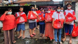 Anggota Fraksi di DPR Bagi-bagi Sembako dengan Bungkus Foto Puan Maharani, PDIP: Apresiasi Figur yang Mumpuni