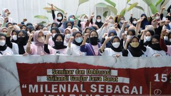 Dozens Of Women In Bandung Support Ganjar Pranowo As Presidential Candidate In 2024