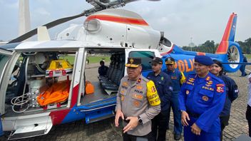 Polri Kerahkan 2 Helikopter ‘Ambulans Udara' Saat Arus Mudik Lebaran