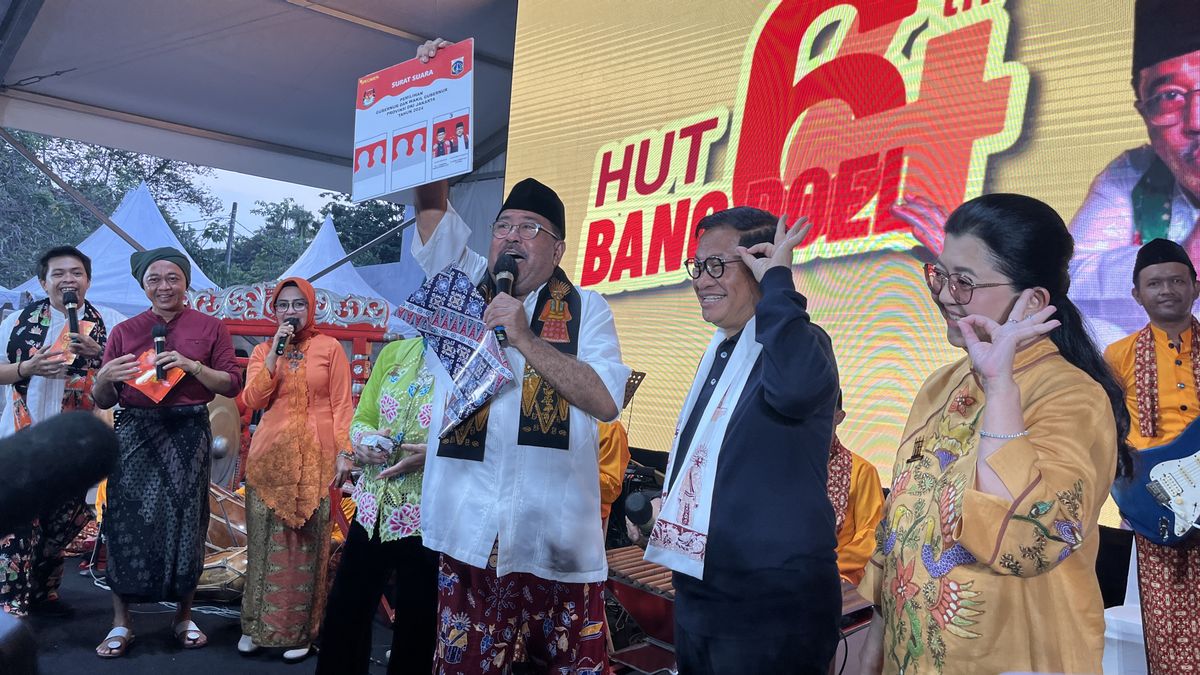 Rano Karno Ultah 64th, Pramono Gives A Voice Gift