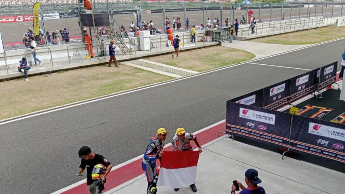 Fahmi Basam dan Riky Ibrahim Raih Podium ARRC UB150 di Sirkuit Mandalika