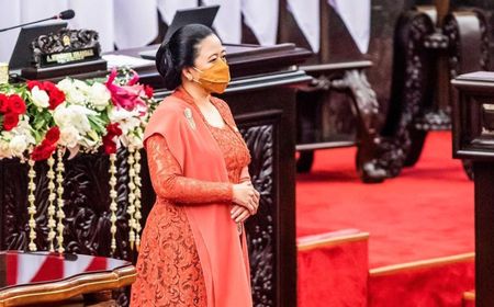 Puan Swafoto Bareng Megawati dan Prabowo di Momen Perayaan HUT ke-77 RI di Istana