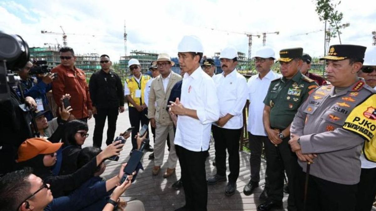 الرئيس جوكوي متفائل بأن حفل الذكرى السنوية ال 79 لجمهورية إندونيسيا أقيم في IKN