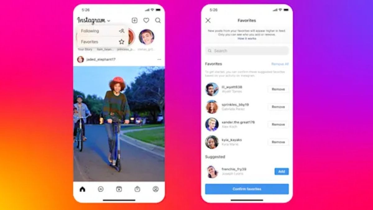 Instagram لإعادة الخلاصات المستندة إلى التسلسل الزمني لجميع المستخدمين