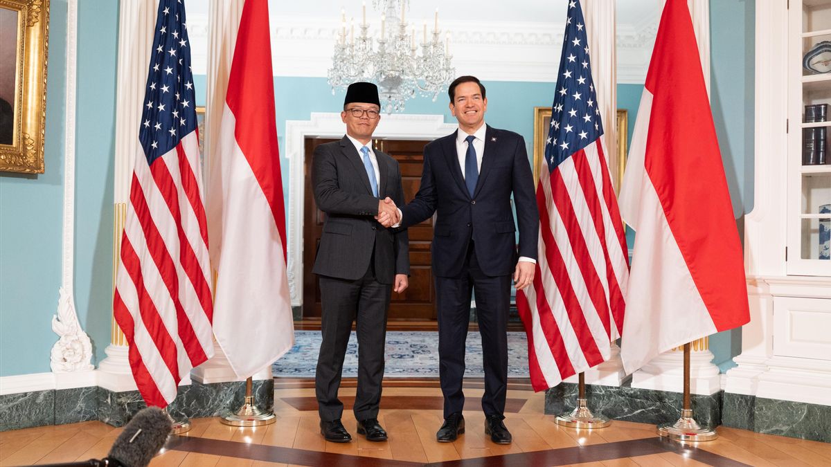 Discussing The U.S. Returnable Tariffs With Foreign Minister Sugiono, Foreign Minister Rubio Welcomes Indonesian Economic Reform