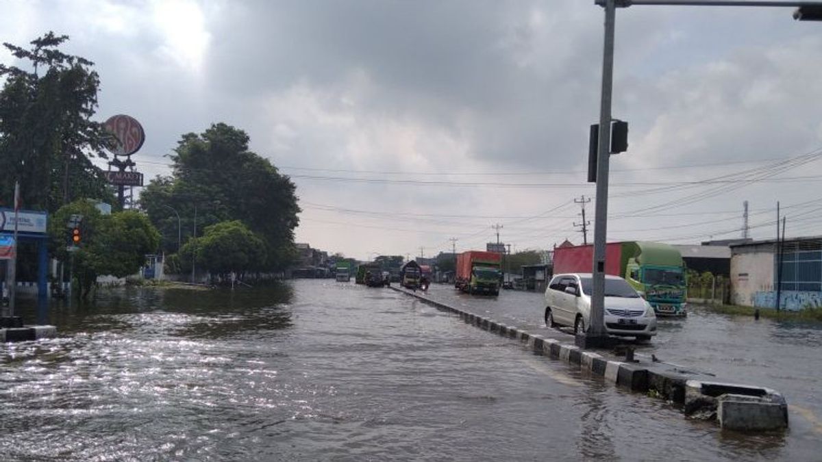 Central Budget Of IDR 33.4 Billion Liquid, South Ring Road Kudus Langganan Flood Begins To Be High