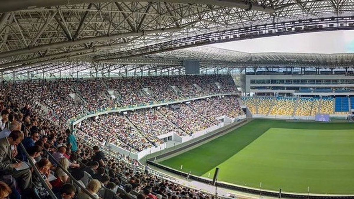 Shakhtar Donetsk Bantu Sulap Stadion Arena Lviv Jadi Kamp Darurat untuk Pengungsi Ukraina