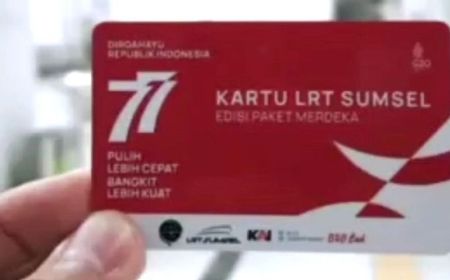 Warga Palembang Diminta Segera Miliki Kartu Merdeka LRT, Persediaan Terbatas!