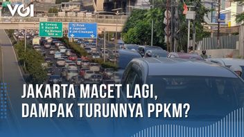 [VIDEO] Jakarta Traffic Jam Again, Effect Of Relaxation Of PPKM?